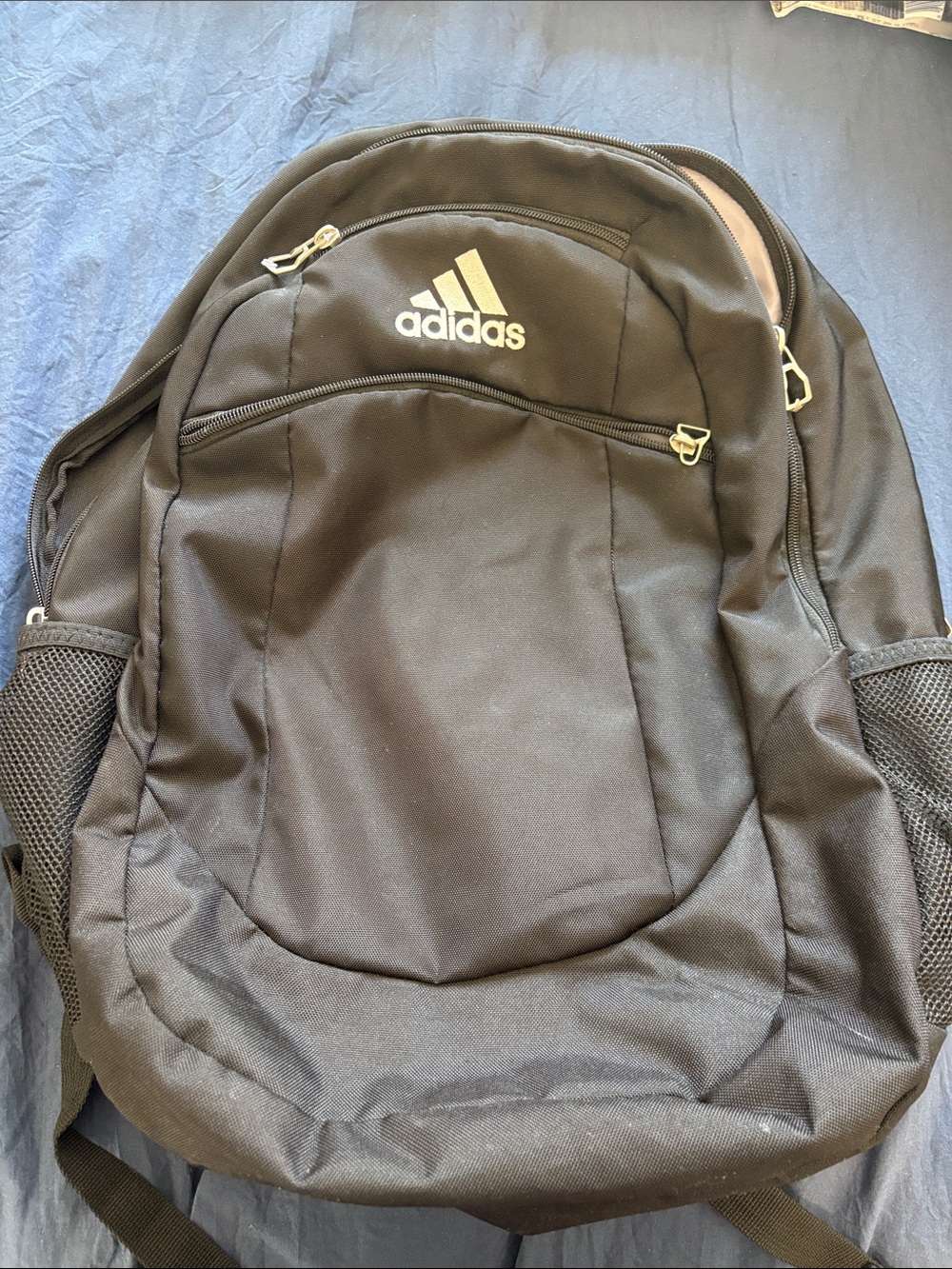 adidas Black Backpack with White Logo - Men's Everyday Pack
